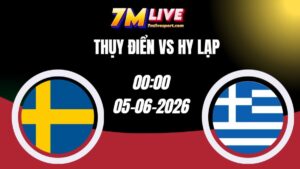 Soi kèo Thụy Điển vs Hy Lạp 00h00 Ngày 05/06/2026 4 Soi kèo Thụy Điển vs Hy Lạp 00h00 Ngày 05/06/2026