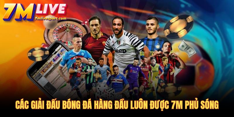 7M cập nhật kết quả các giải đấu bóng đá hấp dẫn nhất hành tinh